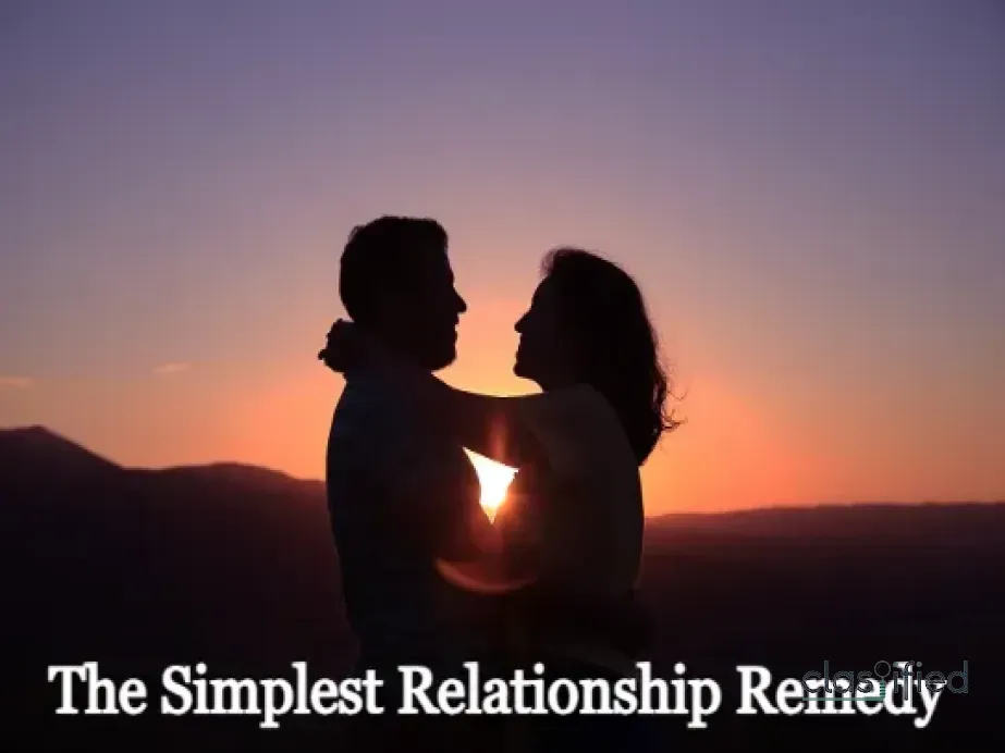 The Simplest Relationship Remedy