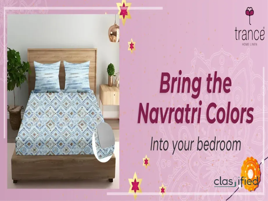 Bring the Navaratri Colors into your bedroom