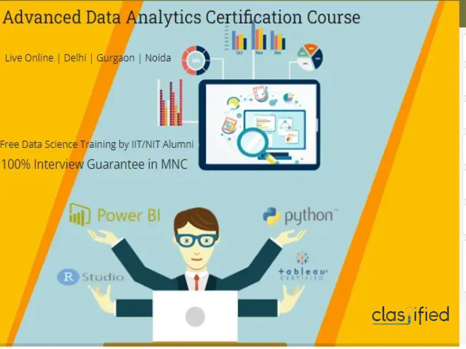 Job Oriented Data Analyst Course in Delhi, 110076. Job Oriented Online Live Data Analyst Training in Chennai by IIT Faculty , [ 100% Job in MNC] July Offer'24, Learn Excel, VBA, MIS, Tableau, Power BI, Python Data Science and R Program, Top Training Cente