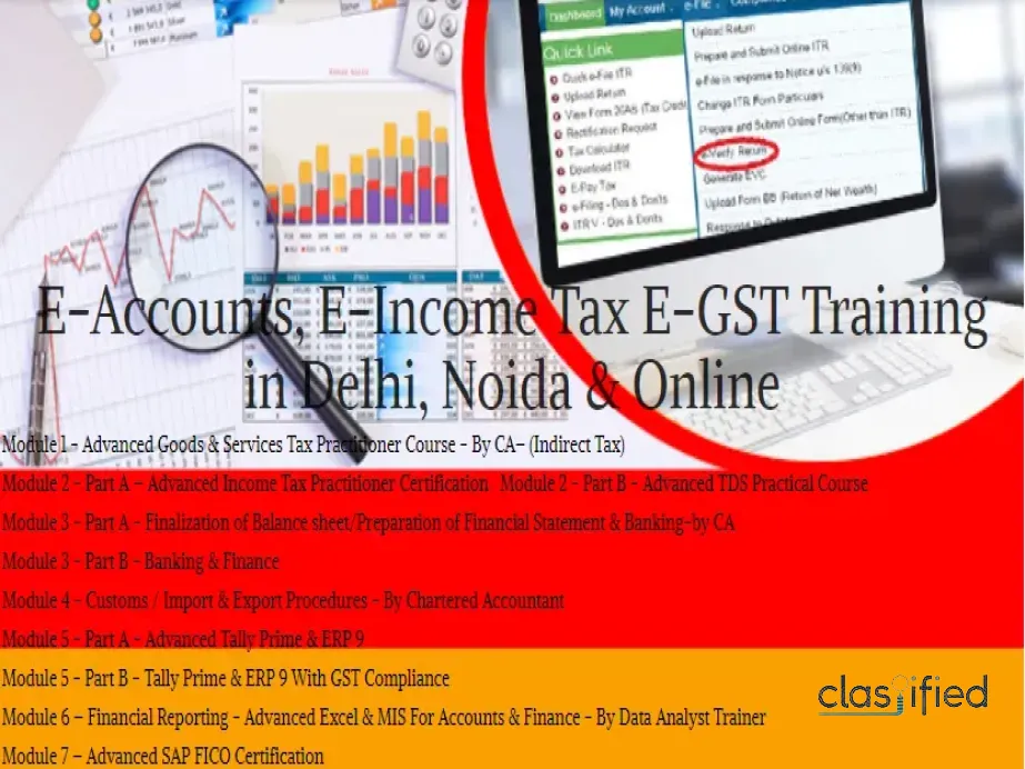 Accounting Course in Delhi, 110049, NCR by SLA Accounting Institute, Taxation and Tally Prime Institute in Delhi, Noida, New Year Offer'2025 [ Learn New Skills of Accounting, BAT and  GST for 100% Job] in SBI Bank