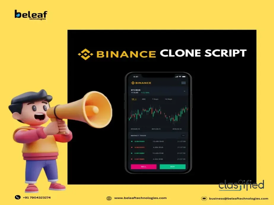 High ROI  “binance clone script” - beleaf technologies 