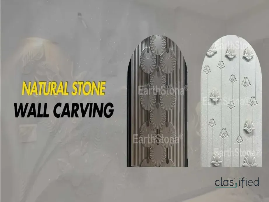 Natural Stone Wall Carving | EarthStona