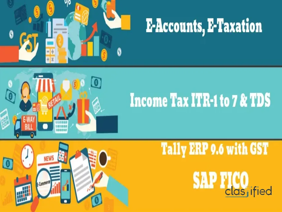 Accounting and Taxation Course in Delhi, Certified GST and Custom Practitioner Course in Delhi, 100% Job Guarantee Course by 