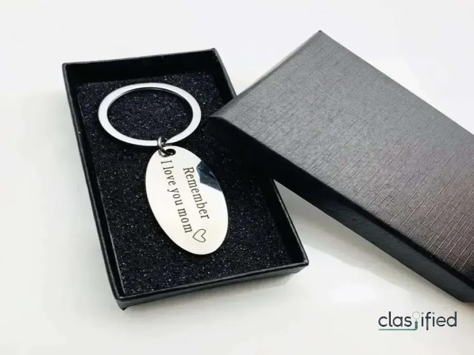 Custom Quality Oval Stainless Steel Keychain