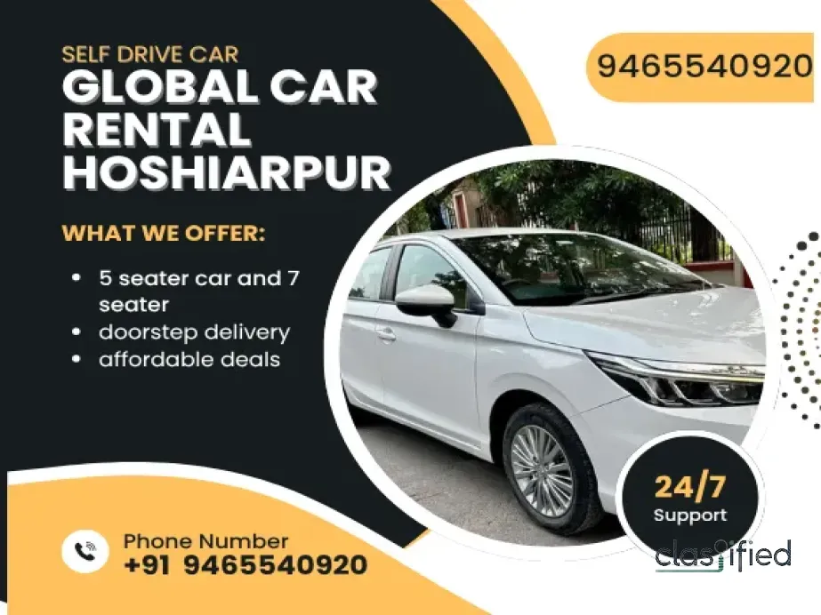 Self Drive Car Rental Hoshiarpur Punjab 