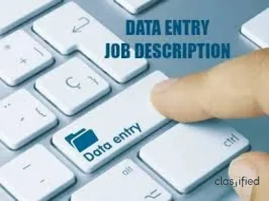 Work from Home:  Data Entry Opportunity