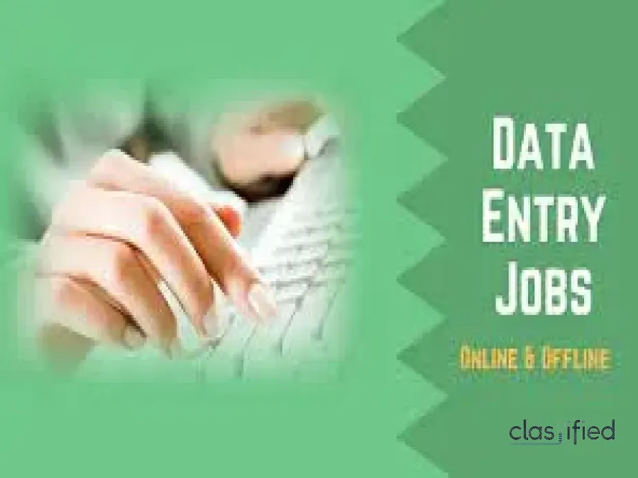 Work from Home:  Data Entry Opportunity