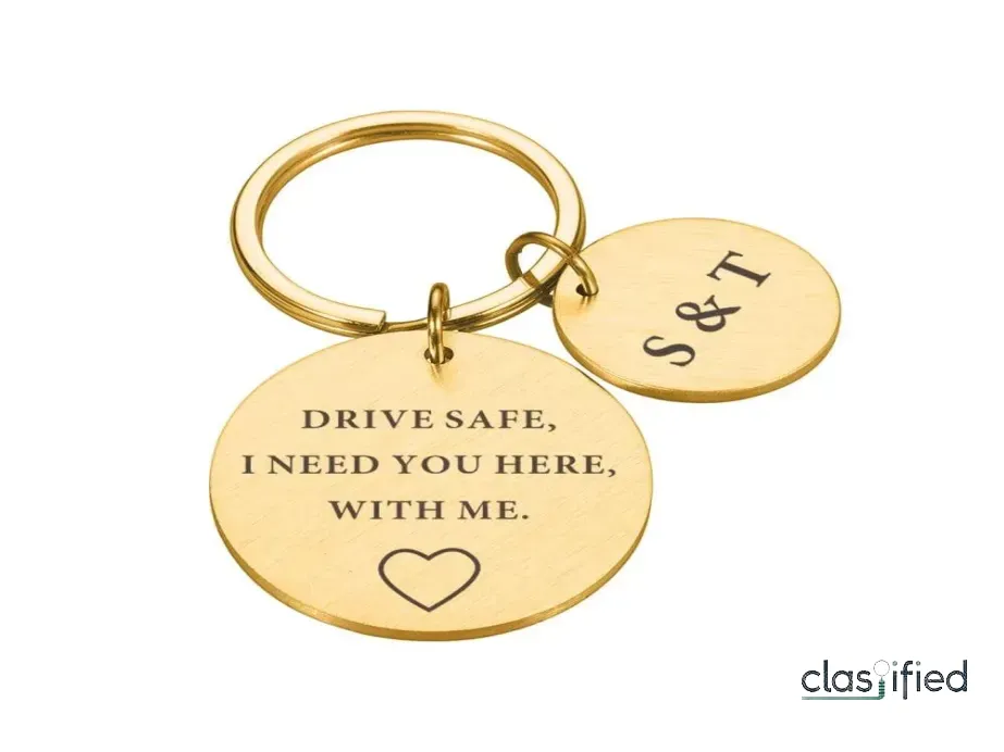 Personalized Drive Safe KeyChain