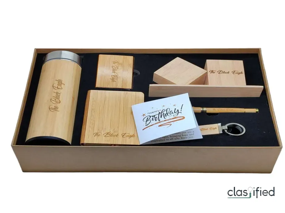 6PCS Wooden Corparate Gift Set