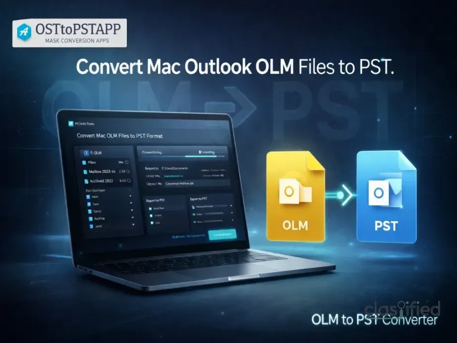 Convert Mac Outlook OLM Files to PST