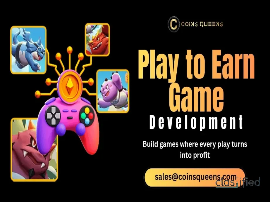 Play to Earn Game Development Services for Blockchain Gaming