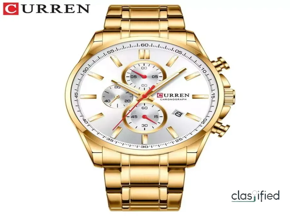CURREN Chronograph Water Resistant Men’s Wrist Watch