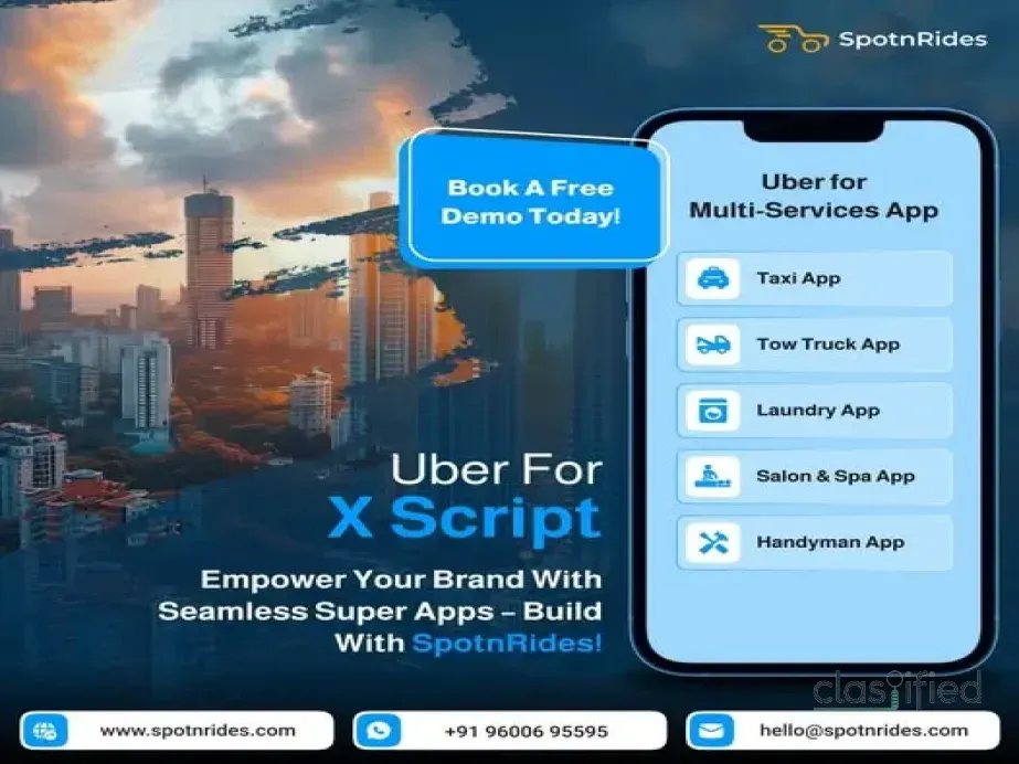  Build a Ready-Made Uber for X Clone App with SpotnRides