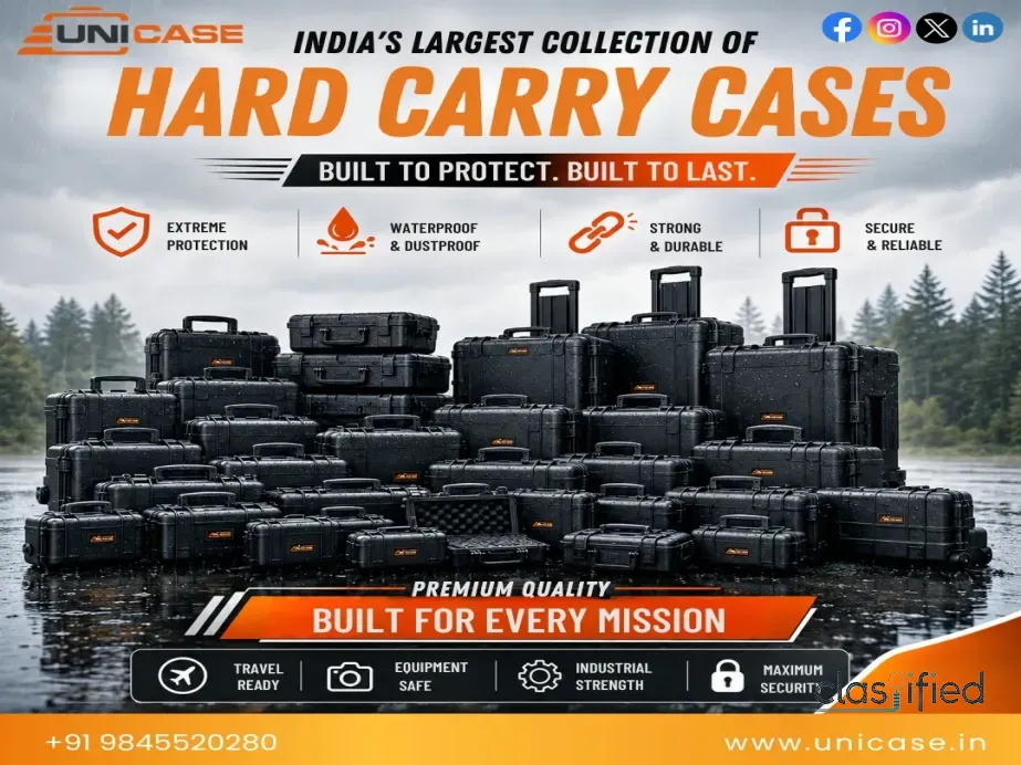 Premium Waterproof Hard Carry Cases for Guns, Equipment & Industrial Protection | Unicase