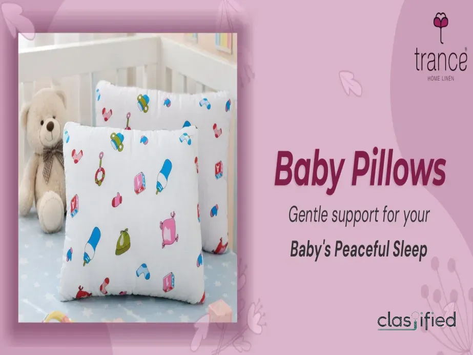 All you need to buy baby pillows which give gentle support for your baby