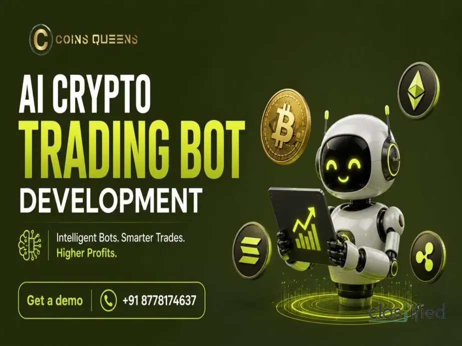 AI Crypto Trading Bot Development for Fast, Secure & Scalable Trading Solutions 