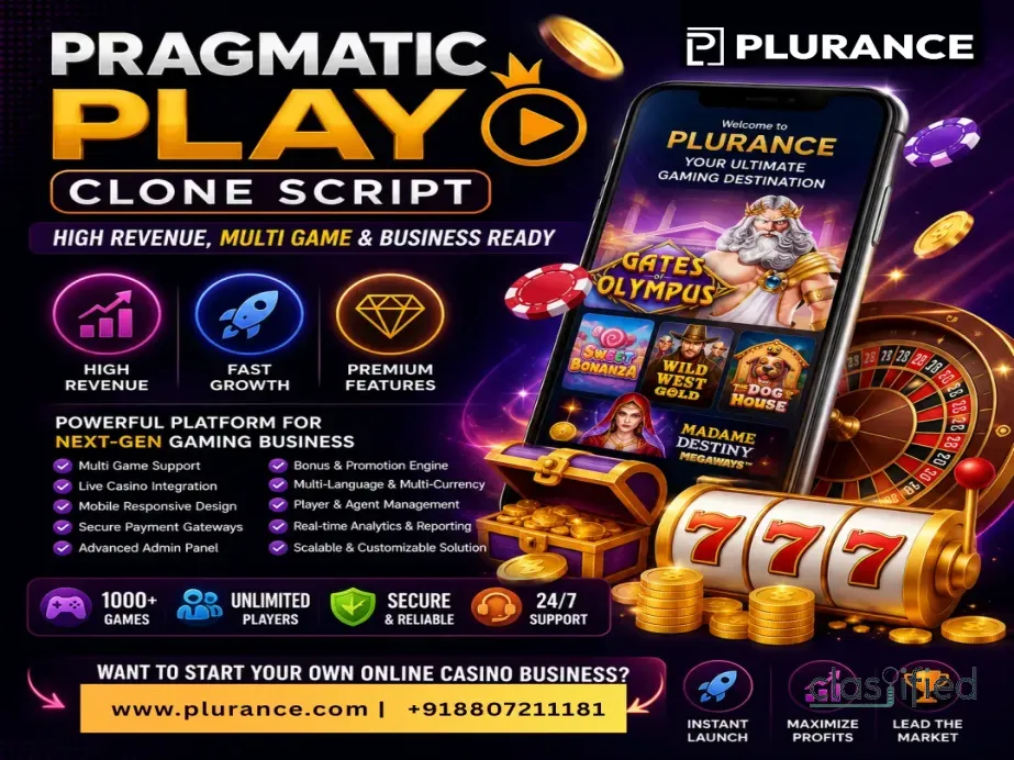 Pragmatic Play Clone Script -  Your Gateway to Next-Gen iGaming  