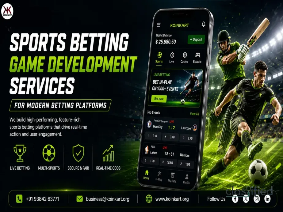 Sports Betting Game Development Services for Modern Betting Platforms