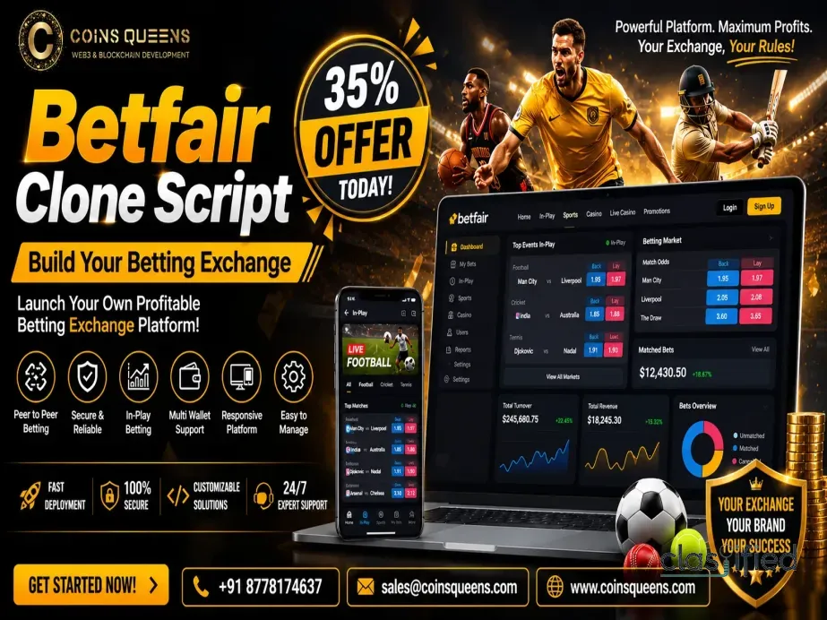Betfair Clone Script | Build Your Betting Exchange