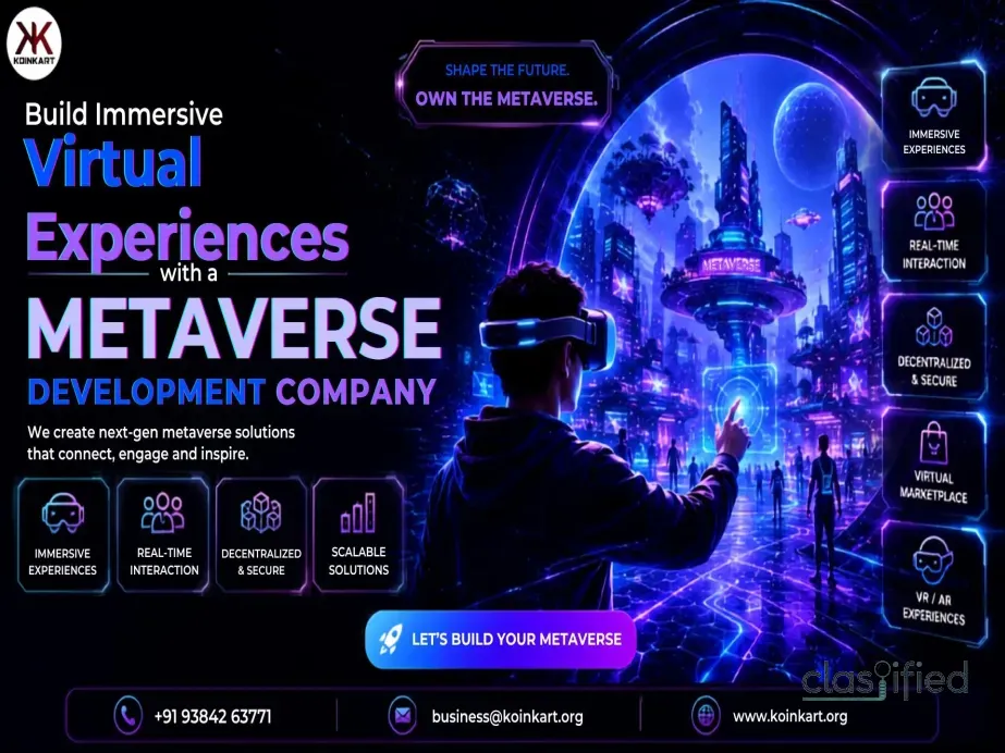 Build Immersive Virtual Experiences with a Metaverse Development Company